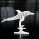 Delfin 3D-Steckmodell aus Forex...